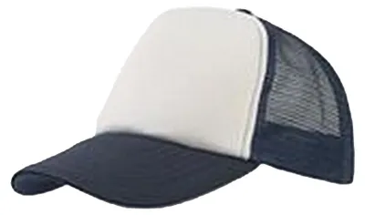 Obrázok produktu pre Atlantis Rapper Trucker čiapka s 5 panelmi LT892 (jednotná veľkosť) (námornícka modrá/biela)