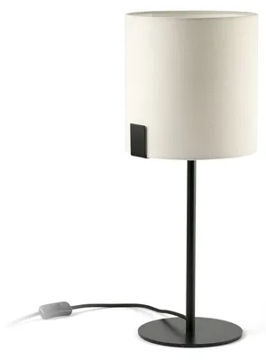 Produktbild von NILA Tischleuchte schwarz und off-white 20054