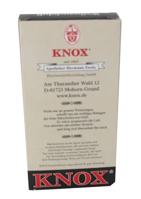 Produktbild von KNOX - 4er Set Räucherkerzen Räucherkegel Gr. M - Vanille
