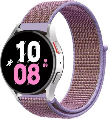 Produktbild von Strap-it Samsung Galaxy Watch 5 - 44mm Nylonarmband (Lila)