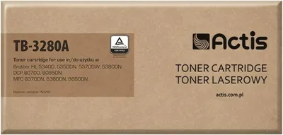 Produktbild von Actis TB-3280A Tonerkartusche (Ersatz für Brother TN3280; Standard; 8000 seiten; schwarz)