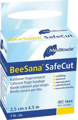 Produktbild von Meditrade® Heftpflaster BeeSana® SafeCut 1844 blau, 1 Rolle