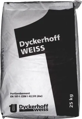 Obrázok produktu pre Dyckerhoff Weisszement CEM I 42,5 R dw 25kg