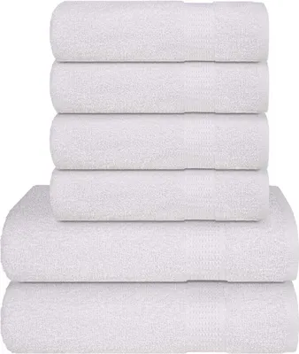 Produktbild von 6-tlg. Handtuch-Set FROGN Weiß 360 g/m²