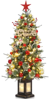 Kunstkerstboom 122 cm mit LED-Beleuchtung, 150 Lampen, 9 Modi