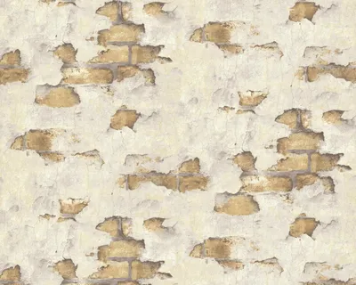 Produktbild von EDEM 819DN53 Stein Kacheln Tapete Spachteloptik matt creme ocker-gelb 10,65 m2