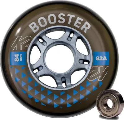 Produktbild von K2 Skates BOOSTER 84 MM 82A 8-WHEEL PACK W ILQ 7 Rollen mit Kugellager Unisex schwarz Größe: 1SIZ