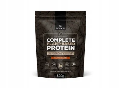 Produktbild von SolveLabs Komplettes pflanzliches Protein 500g mit gesalzenem Karamellgeschmack