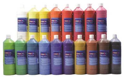 Produktbild von Fingerfarbe Novacol für Kinder 1000ml - Farbe : schwarz