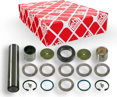Produktbild von FEBI BILSTEIN Reparatursatz Achsschenkelbolzen 18998 Vorne für MAN M 2000 M 200mm 2mm Stahl 42mm 0,007kg
