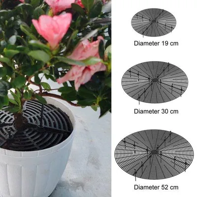 Produktbild von Famanu Blumentopf-Schutzgitter - Durchmesser 30 oder 50 cm, individuell zuschneidbar
