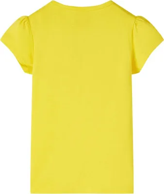 Produktbild von vidaXL Kinder-T-Shirt Gelb 128