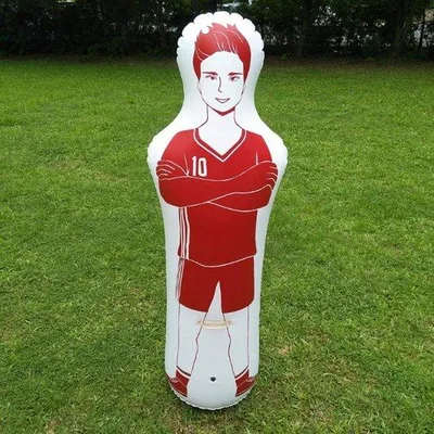 Produktbild von PVC Fußballtrainingshilfe mit Boxen und Ponszak für Dribbling, Passen und Schüsse für Torwart und Abwehr.