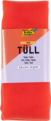 Zdjęcie produktu dla Tyl, 0,5 x 3 m, czerwony