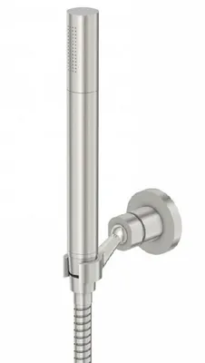 Produktbild von Steinberg Serie 100 Handbrausegarnitur mit Stabhandbrause und Wandhalterung, 1001650BN
