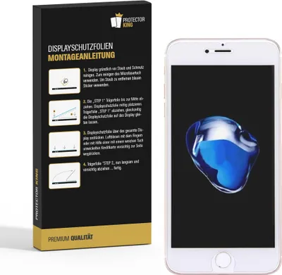 Produktbild von 4x Panzerfolie für iPhone 6 Plus ANTI-SCHOCK Displayschutzfolie Schutzfolie KLAR
