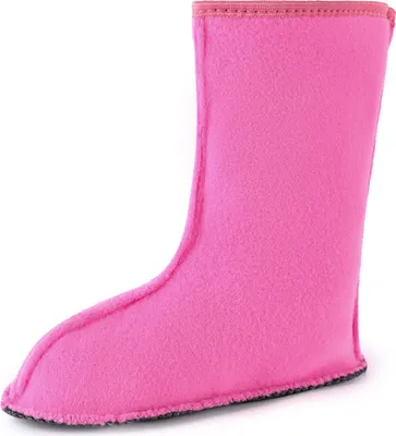 Produktbild von Ladeheid Kinder Mädchen Jungen Wärmende Stiefelsocken Innenschuh für Gummistiefel LA-CA-10 LA-CA-11 (Rosarot, 24/25 EU)
