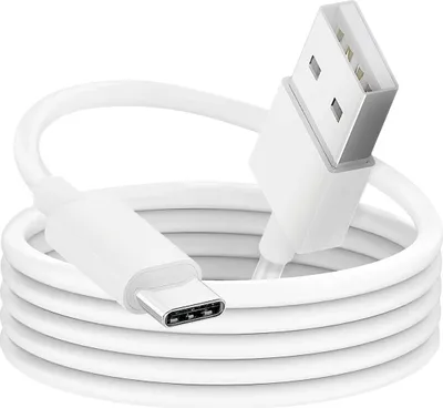 Produktbild von Borofone, USB-C auf USB-A Kabel 1 m, Schnellladen & Sync, Weiß