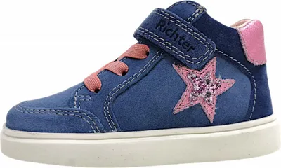 Produktbild von Richter  Kinderschuhe Mädchen Schnürstiefel Blau Freizeit, Schuhgröße:27 EU