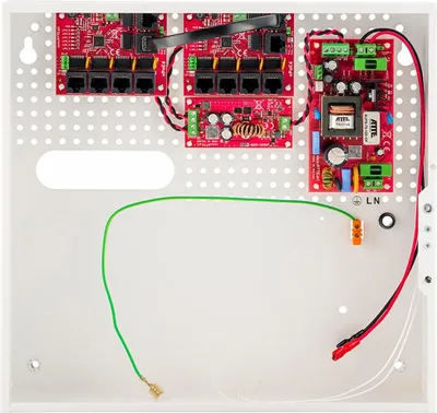 Productafbeelding van 9-Poort Poe-Switch Met Atte Ipups-9-11-F Buffervoeding