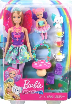 Produktbild von Mattel GJK50 - Barbie - Dreamtopia - Elfenpuppe, Set