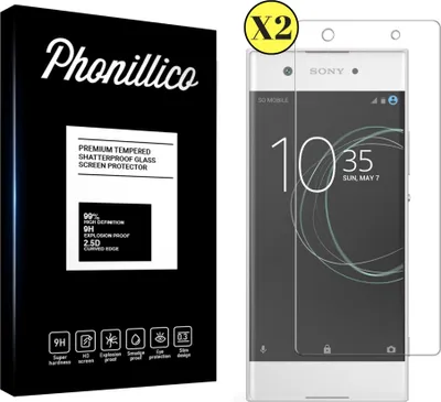 Immagine prodotto di Vetro temperato per Sony Xperia XA1 [2 pezzi] Pellicola protettiva antigraffio resistente Phonillico®