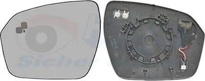 Produktbild von VAN WEZEL Spiegelglas Außenspiegel Links für LAND ROVER Range Rover Evoque (L538) Konvex Beheizbar 0251835