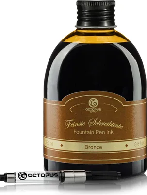Produktbild von Schreibtinte Bronze 250 ml mit Konverter