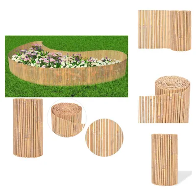 Produktbild von vidaXL Gartenzaun Bambus 1000×50 cm -  Zaunfelder