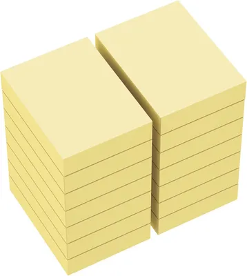 Produktbild von Haftnotizen selbstklebend, 51 x 38 mm, 1400 Blatt, 14 Blöcke, für Büro und Zuhause