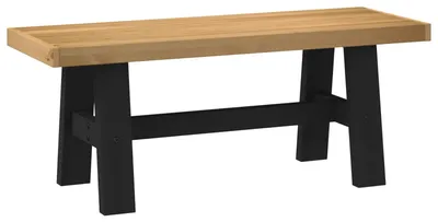 Image de vidaXL Banc de salle à manger NOAIN 120 x 41 x 45 cm Bois de pin massif naturel