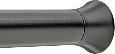Produktbild von Famanu Duschvorhangstange ausziehbar 61-91 cm schwarz, stabile Spannstange ohne Bohren