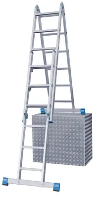 Produktbild von Krause Aluminium-Gelenk-Combileiter STABILO mit Treppenfunktion 5,30 m