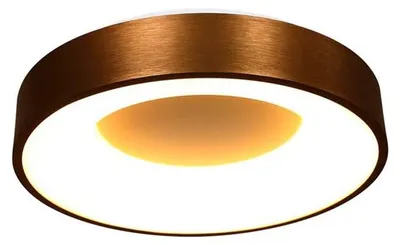 Produktbild von LED Deckenleuchte, dimmbar, bronze, weiß, H 9 cm