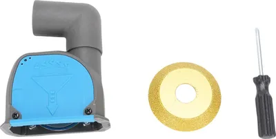 Zdjęcie produktu dla Przystawka do odsysania pyłu odpowiednia do szlifierki kątowej 100 115 Osłona PA66 9 mm z tarczą szlifierską 20 mm