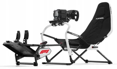 Zdjęcie produktu dla Playseat Challenge DD – F1, Uniwersalny fotel dla gracza, 120 kg, Obite siedzisko, Obite oparcie, Wyścigi, 20 kg
