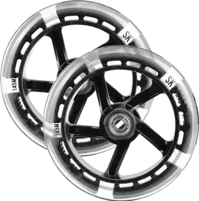 Immagine prodotto di Apollo City Scooter - Set ruote di ricambio 145mm con cuscinetti a sfere ABEC 7, compatibili con Apollo City Scooter, nero