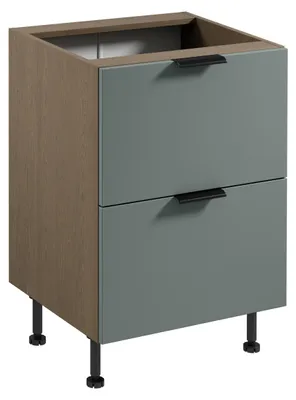 Immagine prodotto di Mobiletto con cassetti SALERNO - larghezza 60 cm, blu tempesta / verde