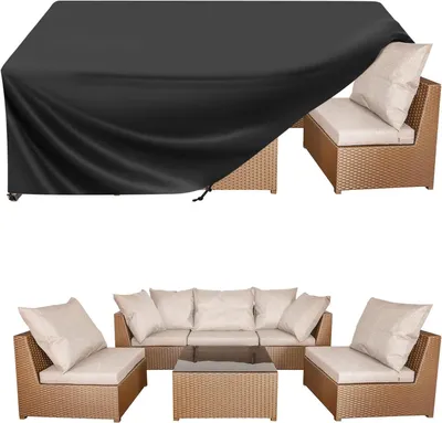 Image de Housse imperméable pour table et chaises de jardin