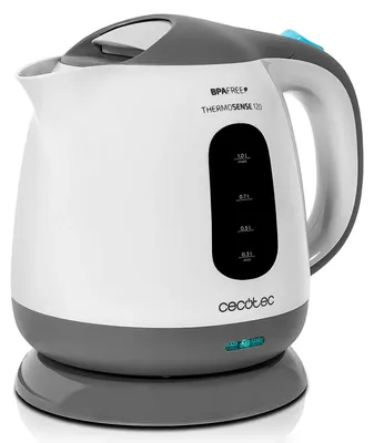 Wasserkocher 1 L, 1100 W, Borosilikatglas, BPA-frei, 360°-Basis