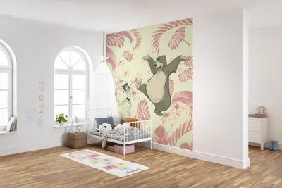 Produktbild von Komar Vlies Fototapete "Dance the Jungle" - Größe: 250 x 280 cm (Breite x Höhe), 5 Bahnen