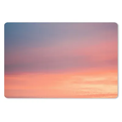 Produktbild von MuchoWow® Schreibtischunterlage Sonne - Himmel - Wolken - Rosa 60x40 cm - XXL Mauspad - Großes Mauspad