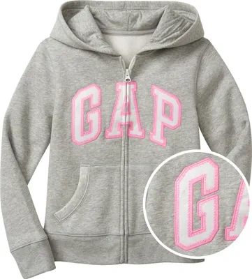 Produktbild von Dětská mikina GAP s logem a kapucí a zipem - XXL