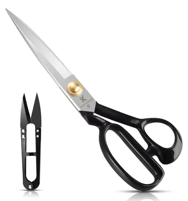 Image de Omgoods - Ciseaux à tissu, 24 cm - Pour les vêtements et le cuir