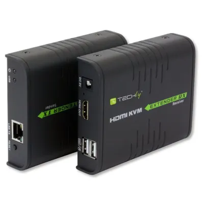 Obrázok produktu pre Techly HDMI KVM Extender cez sieťový kábel, 120 m