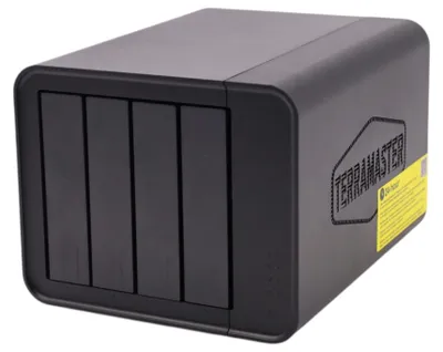 Produktbild von TerraMaster F4-212 (2GB), NAS, Desktop, RTD1619B, 2 GB, Schwarz
