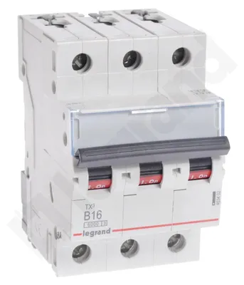 Imagen del producto de Legrand TX3, interruptor automático en miniatura, tipo B, grado de protección IP20, 240 - 415 V