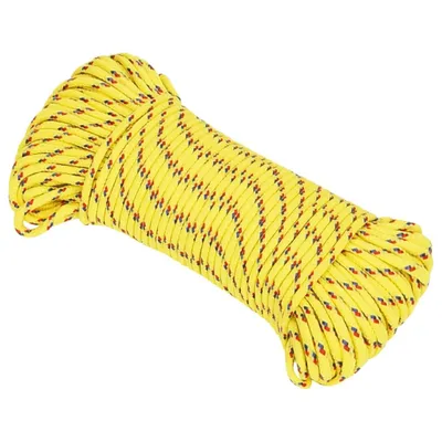 Immagine prodotto di Corda per barca Gialla 4 mm 50 m in Polipropilene