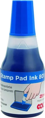 Obrázek produktu pro COLOP 109733 Razítková barva "801" pro inkoustový polštářek 25 ml modrá