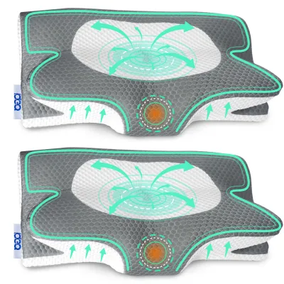 Immagine prodotto di Cuscino, cuscino per il sostegno del collo, cuscino per il collo, cuscino per chi dorme sul fianco; imbottitura: memory foam